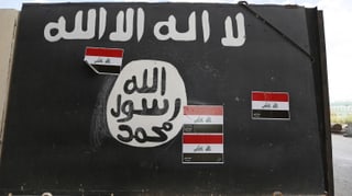 Eine IS-Fahne.