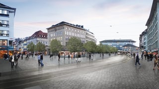 Visualisierung Marktplatz St. Gallen