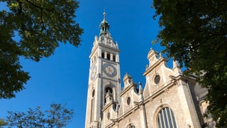 Die St. Galler Linsebühl-Kirche. Die St. Galler Linsebühl-Kirche.