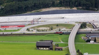Gotthard-Nordportal des Neat-Tunnels.