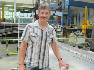 Hans Wepfer, Erfinder der neuen Windturbine.
