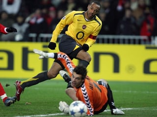 Thierry Henry gegen Thun im Jahr 2005.