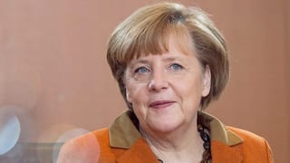 Porträt von Angela Merkel.