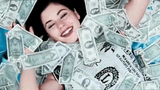Frau mit Geld