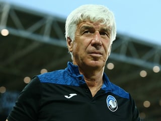 Atalanta-Trainer Gasperini. Atalanta-Trainer Gasperini.