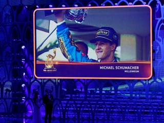 Michael Schumacher auf Screen.