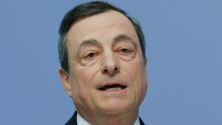 Frontalbild von Draghi