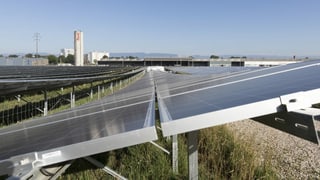 Der Solarpark La Boverie in Payerne. Der Solarpark La Boverie in Payerne.