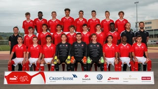 Das sind die derzeitigen Spieler der U17-Fussballnationallmannschaft der Schweiz. 