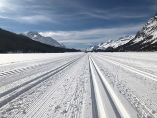 Loipe im Engadin