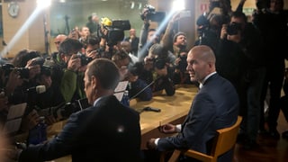 Zidane an der Medienkonferenz.