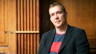 Portrait des Schriftstellers David Mitchell. Portrait des Schriftstellers David Mitchell.