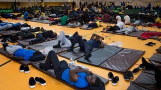 Flüchtlinge in Spanien. Flüchtlinge in Spanien.