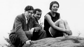 Karl Ulrich Schnabel, Franz Schnyder und Herta Kröhling bei den Dreharbeiten zu «Das Kalte Herz» 1932. Karl Ulrich Schnabel, Franz Schnyder und Herta Kröhling bei den Dreharbeiten zu «Das Kalte Herz» 1932.