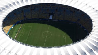 Lufaufnahme des Maracanã-Stadions in Rio de Janeiro 