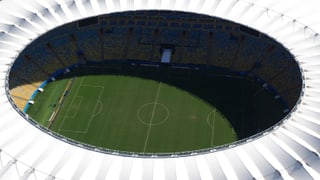 Lufaufnahme des Maracanã-Stadions in Rio de Janeiro Lufaufnahme des Maracanã-Stadions in Rio de Janeiro