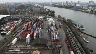 Luftaufnahme Rheinhafen