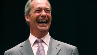 Lachender Nigel Farage
