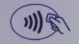 Logo kontaktloses Bezahlen. Logo kontaktloses Bezahlen.
