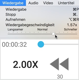 Screenshots zweier Player mit 2.00x-Beschleunigungs-Funktion.