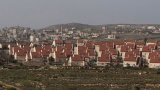 Die israelische Siedlung Ofra im Westjordanland