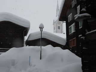 Schnee in Ulrichen