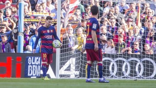 Lionel Messi vor dem verschossenen Penalty