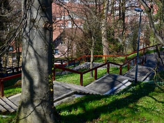 Treppe Fluhweg St.Gallen