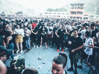 Auch der Moshpit durfte während dem Capi-Gig nicht fehlen.