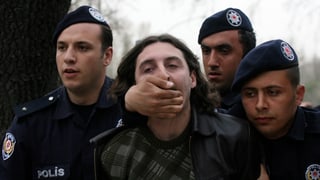 Demonstrant in Ankara