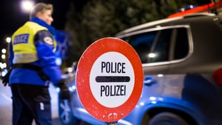 Polizeikontrolle im Kanton Genf (Archivbild). 