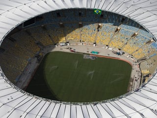 Das Maracana-Stadion von oben.