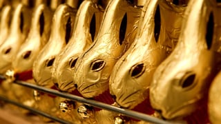 Schokohasen von Lindt & Sprüngli. Schokohasen von Lindt & Sprüngli.