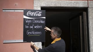 Ein Bild aus dem Frühling 2020: Restaurants und Bars mussten schliessen. Ein Bild aus dem Frühling 2020: Restaurants und Bars mussten schliessen.