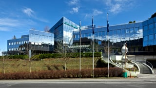 Der Hauptsitz von Kühne+Nagel in Schindellegi.