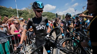 Chris Froome vor dem Start zur 100. Tour de France