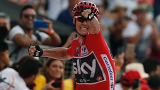 Froome jubelnd