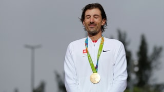 Fabian Cancellara bei der Siegerehrung. 