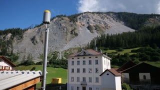 Blick auf den Hang in Brienz Blick auf den Hang in Brienz