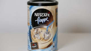 Eine Nescafé-Frappé-Dose 