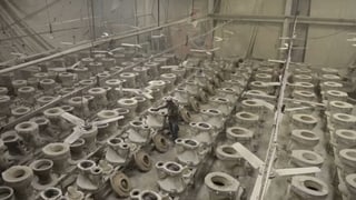 Toiletten-Produktion