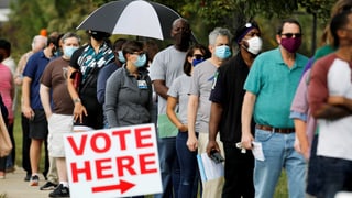 Viele Schwarze wollen wählen gehen