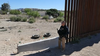 Grenzposten an der US-Mexiko-Grenze.
