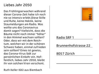 Ruth Keller (66) aus Biembach im Emmental.