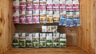 Geld in Kiste