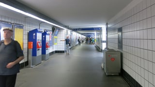 Die Unterführung am Bahnhof Luzern. Die Unterführung am Bahnhof Luzern.