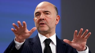 Pierre Moscovici während einer Rede