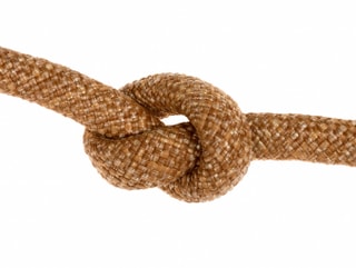 Knoten in Seil