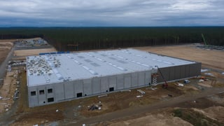 Tesla-Baustelle Tesla-Baustelle