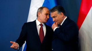 Putin (l.) und Orban